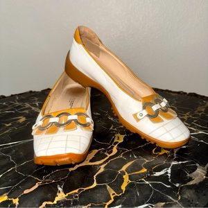 WALTER GENUIN SLIP ON WHITE JACKIE WHITE-BISQUE